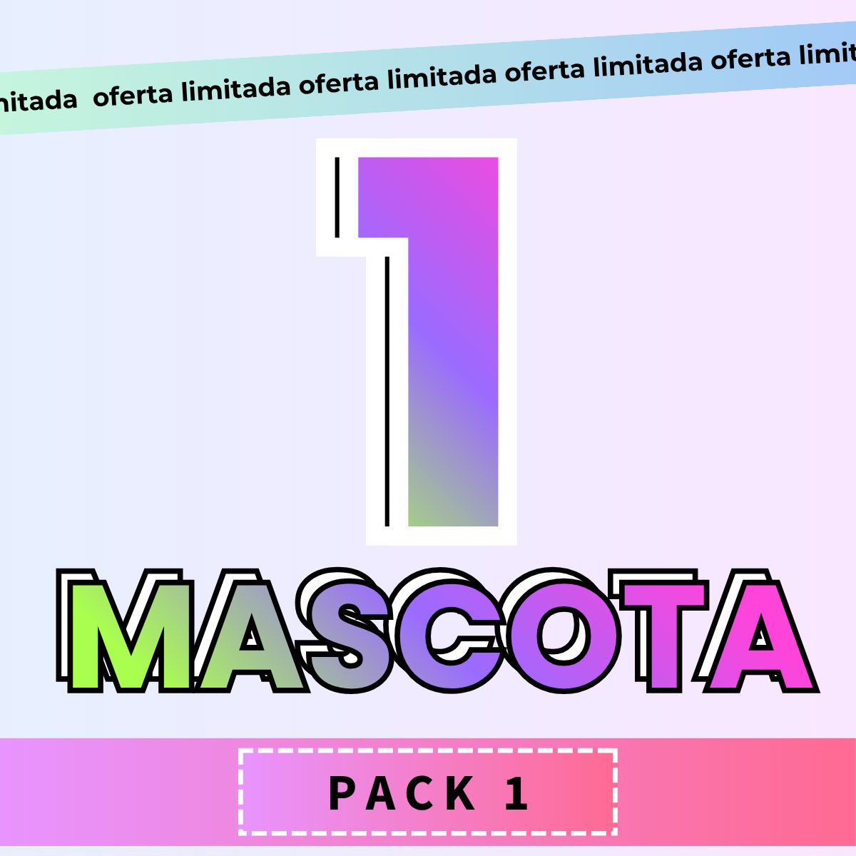 PACK 1  Mascota Flexi 3D + Envío Gratis